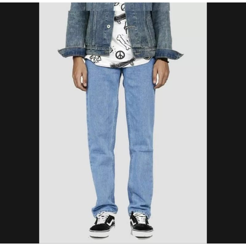[PROMO] Celana Jeans Panjang Size 27-38 Pria  Standart Reguler/Celana Jeans Pria Standart Pinggang Kancing Bahan Denim 4 Warna TERMURAH