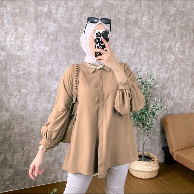 Kemeja Oversize Azura Blouse