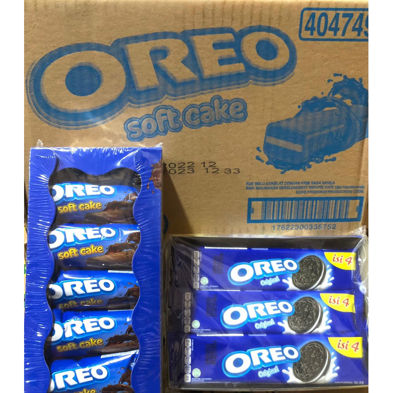 

Oreo Biskuit dan Soft Cake / Pak isi 12pcs