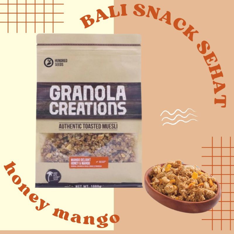 

granola mango delight honey n mango 1kg