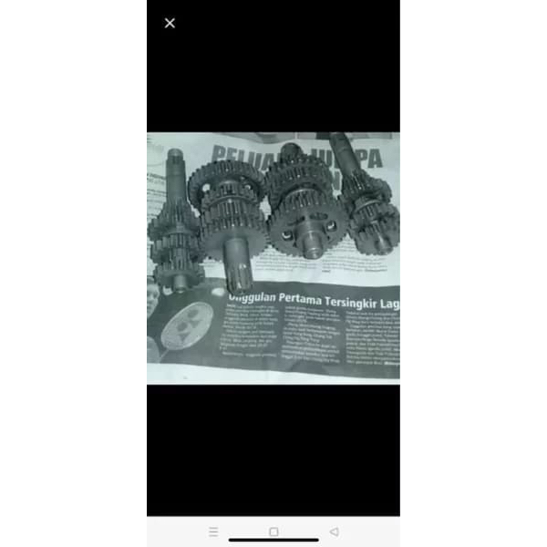 Gigi rasio f1zr - gear ratio f1 zr robahan roadrace transmisi