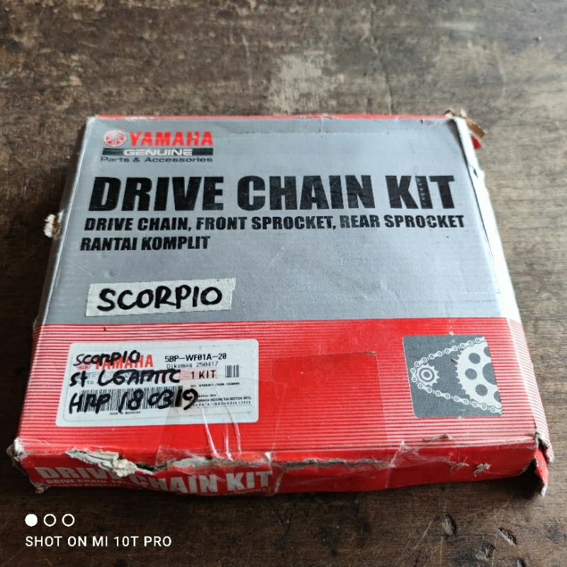 Gear Set Yamaha Scorpio Z Original Yamaha