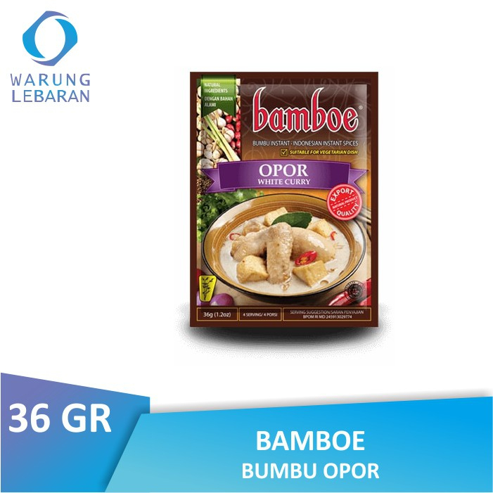 BAMBOE OPOR AYAM -BAMBOE AYAM BAKAR BUMBU RUJAK-BUMBU RAJIK SAYUR ASEM INDOFOOD