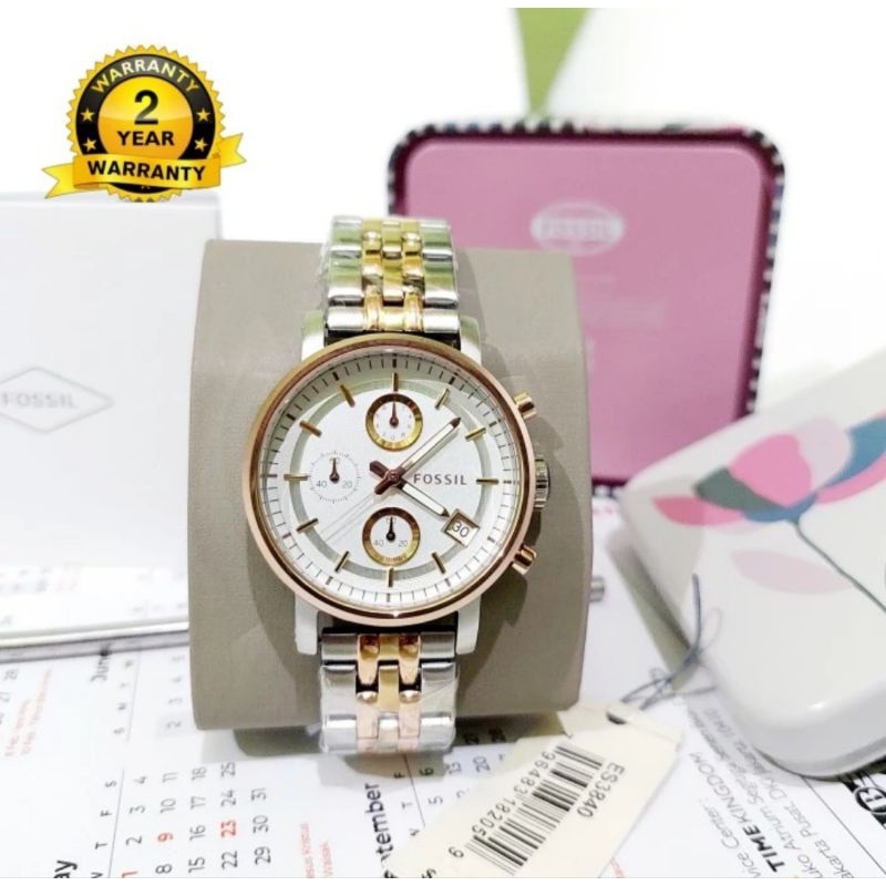 JAM TANGAN WANITA FO-SSIL ES3840 | ES 3840 ORIGINAL FACTORY