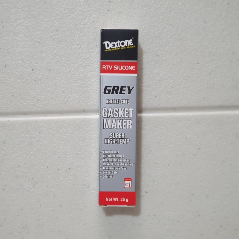 

Lem Gasket Dextone Abu-abu / RTV Silicone Gasket Maker High Temp - 25g
