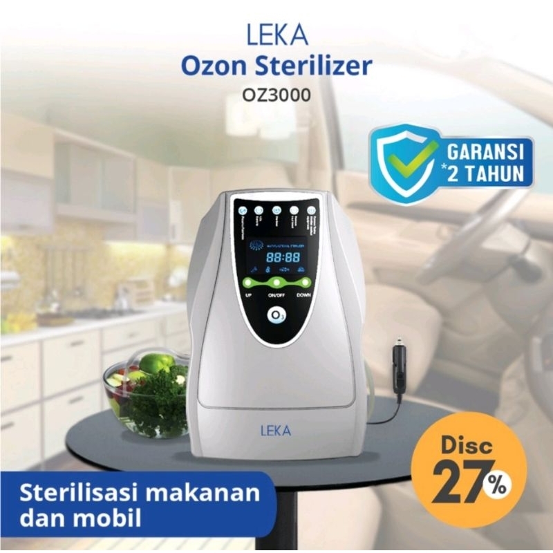 LEKA OZ3000 Food Sterilizer - Ozone Purifier Fruit Vegetable Wash Cuci Buah  Sayur