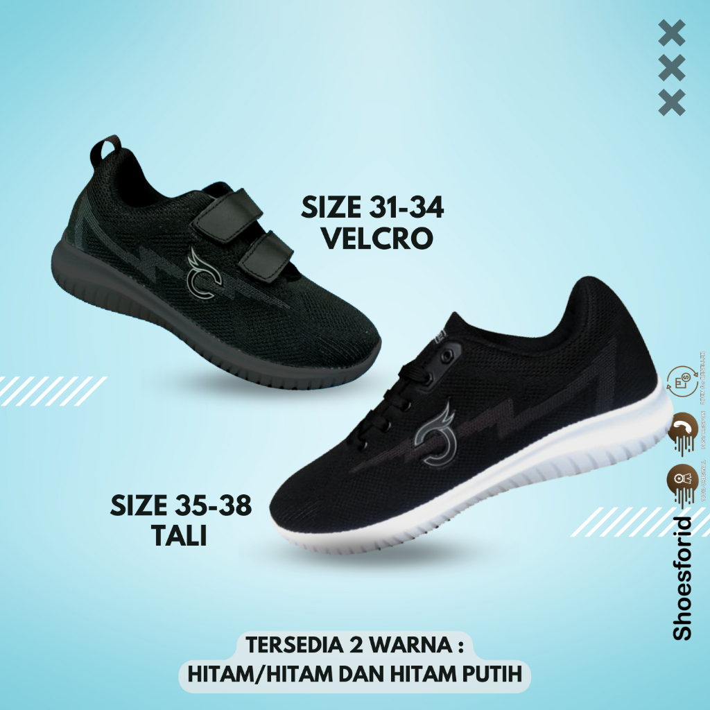 SEPATU SEKOLAH ANAK LAKI LAKI COURTNEY ROGER by ARDILES