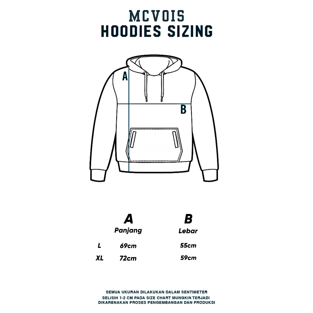 Mcvois Hoodie Cotton Fire Around Pria Wanita Premium Distro