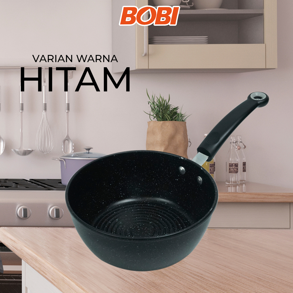 Milk Pot atau Panci Susu Rebus 18cm / Panci Anti Lengket Pan Kuah Masak Goreng / Milk Pot Bobi