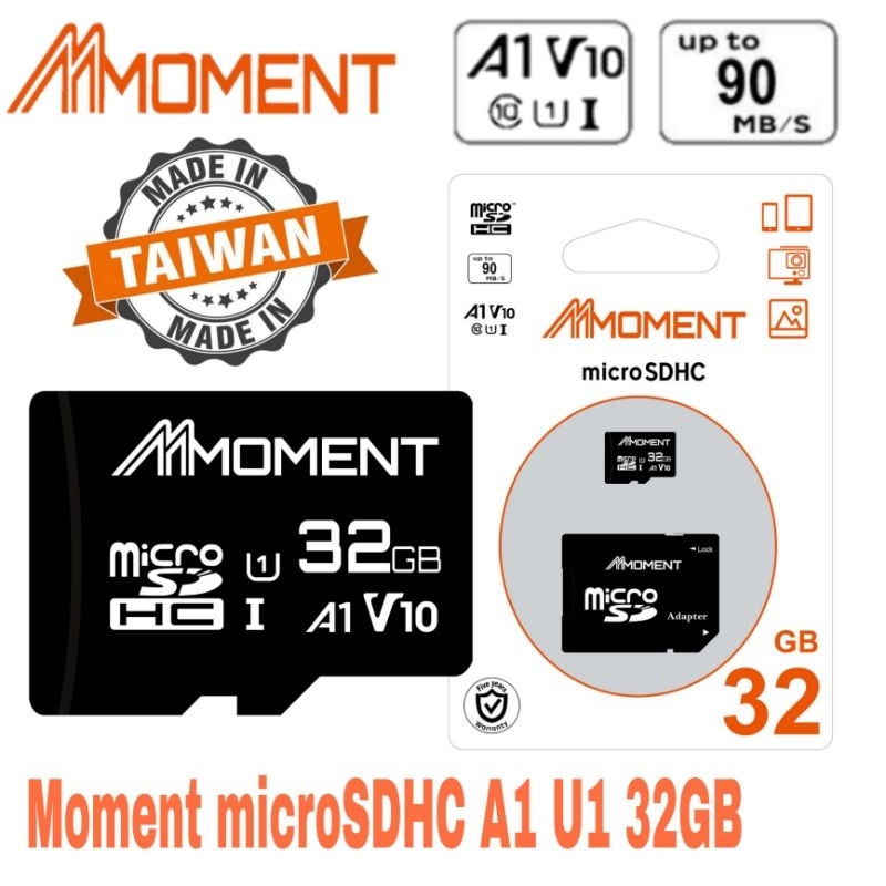 MicroSd HC 32GB U1 Moment with adapter