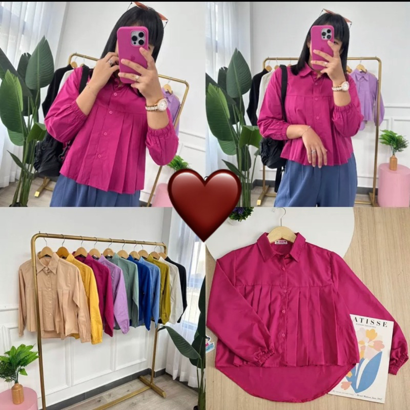 RD FASHION - TAFA BLOUSE / kemeja crop