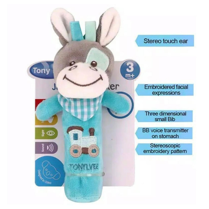 Rattle Stick Baby (rattle bayi) Animal 3m+ CBKS TonyLvee VC