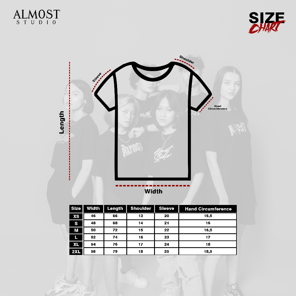 Almost Studio - T-Shirt - NFE - Black