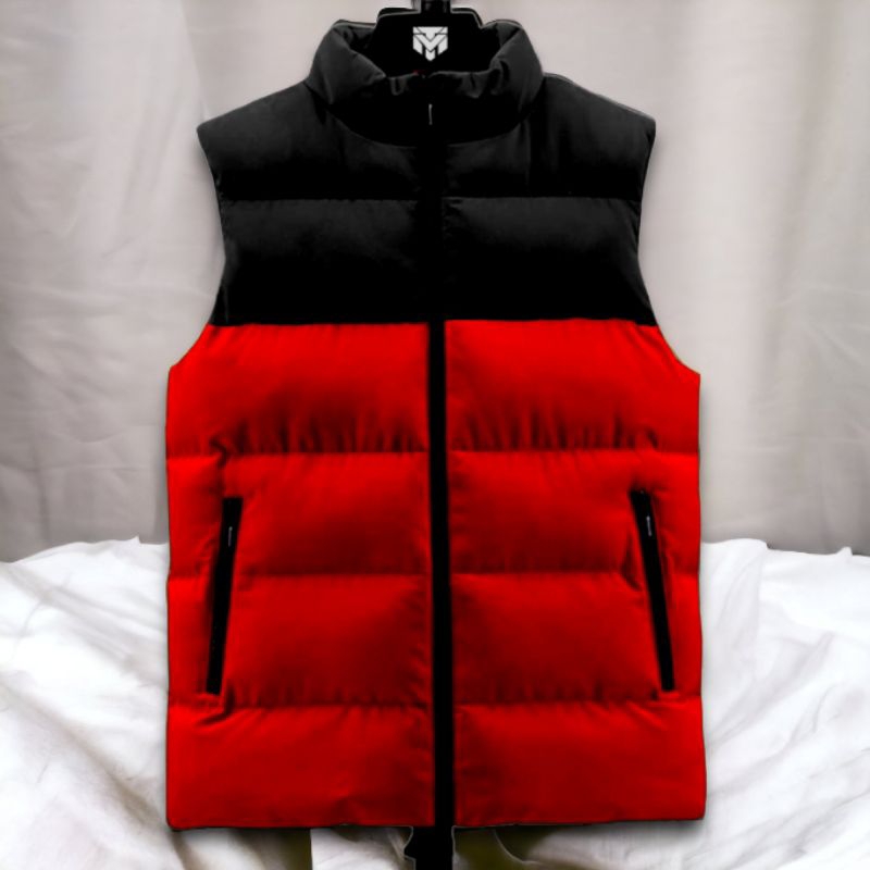 rompi gelembung anti angin tebal pria jaket winter bulu angsa tak berlengan berlapis daxron Rompi mo