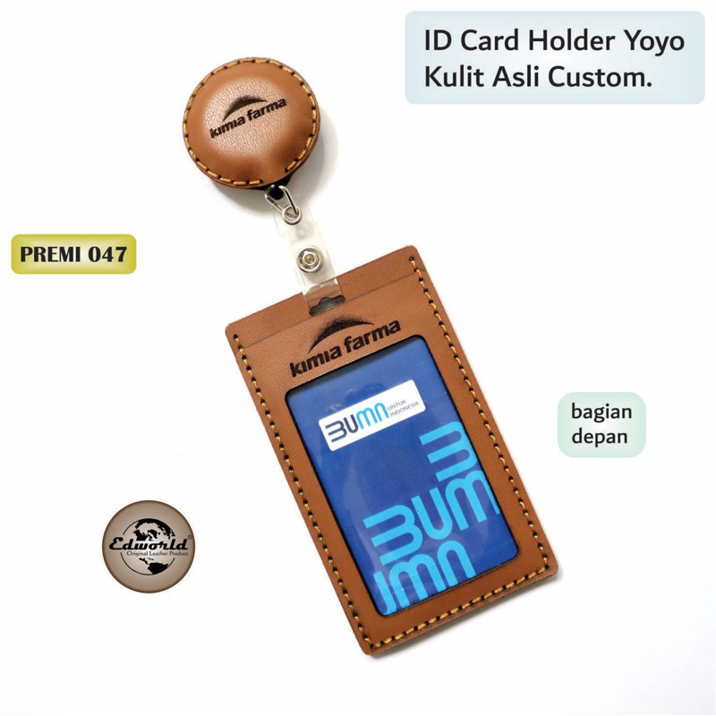 

ID Card Holder Yoyo Kulit Custom