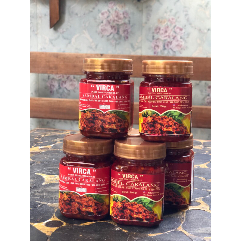 

Aneka sambal VIRCA Sambal Cakalang,Baby Cumi,Roa