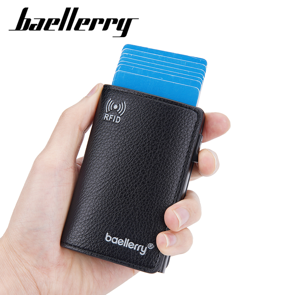 BAELLERRY K9301 Dompet Kartu Pria Bahan Kulit PU Leather Premium WATCHKITE WKOS