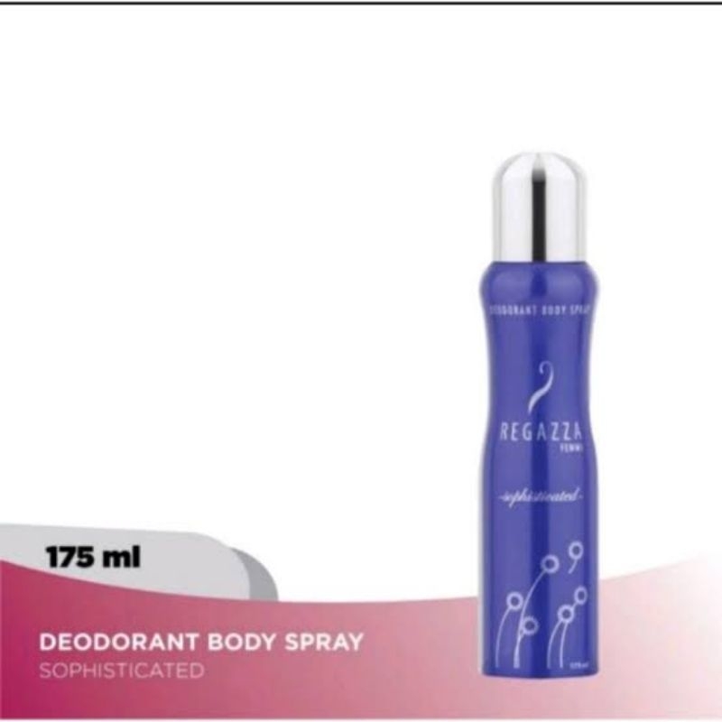 Regazza Deodorant Body Spray 175mL - Sophisticated / Parfume Badan