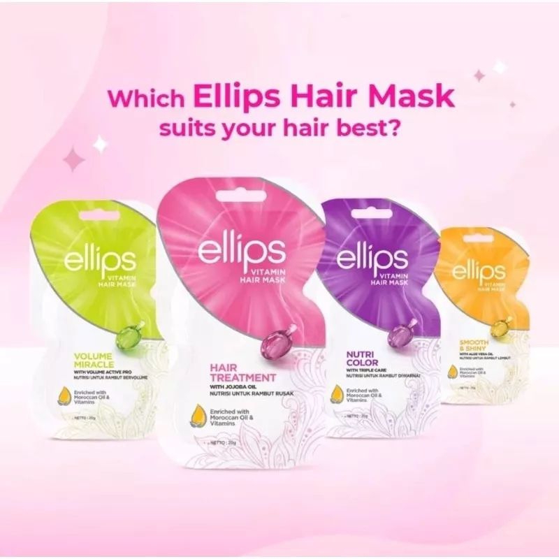 Ellips Hair Mask Vitamin 18gr