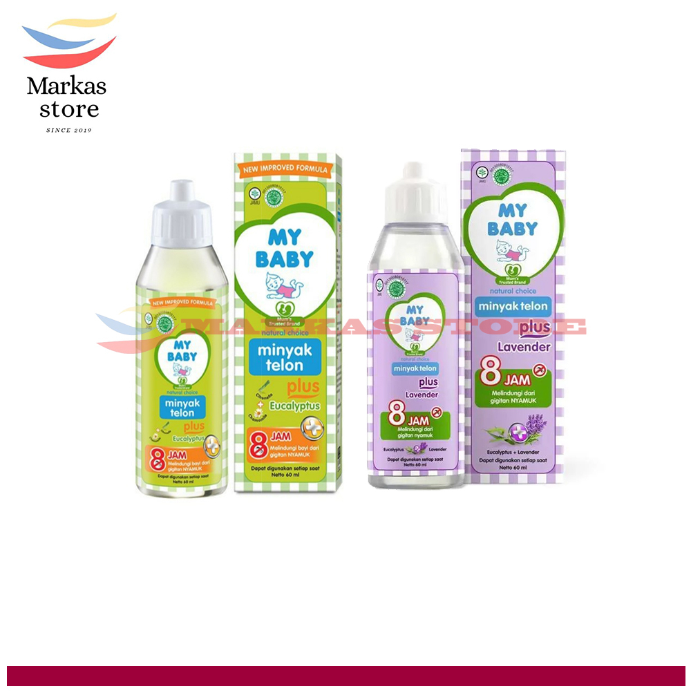 Minyak Telon My Baby 60ml / MY BABY Minyak Telon Plus 60ml Minyak Telon Bayi Anti Nyamuk