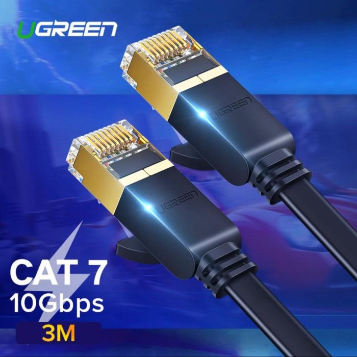 UGREEN Kabel Lan Cat7 Rj45 10Gbps NW106 SSTP - Kabel LAN RJ45