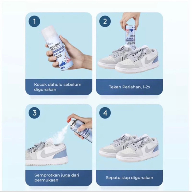 Spray Penghilang Bau Sepatu / Semprot Parfum Penghilang Bau Sepatu Yang Tidak Sedap / Anti Bakteri / Pewangi Sepatu