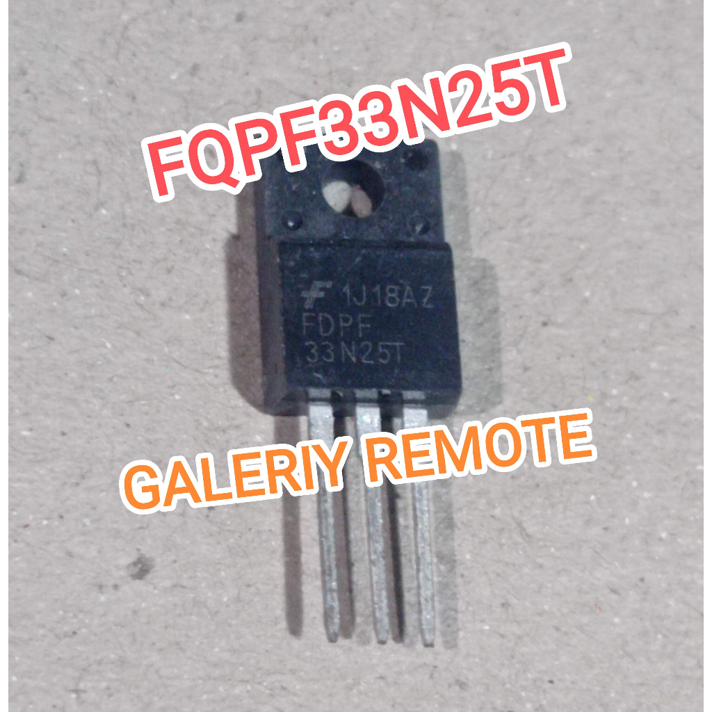 ORIGINAL -  FDPF33N25 T FDPF33N25 FDPF 33N25 T 33 A 250V N-CHANEL MOSFET
