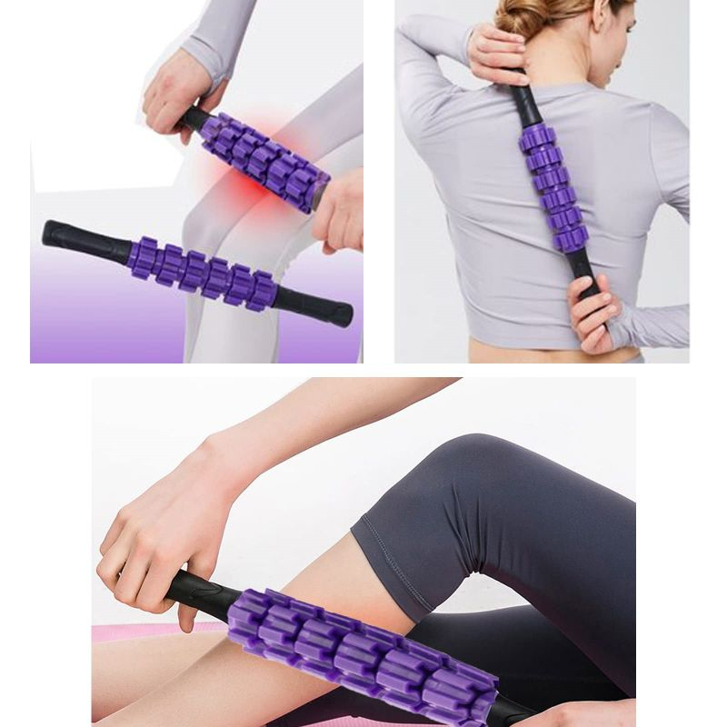 Massage Roller Stick Alat Pemijat Tongkat Roller Stick Roller Relaksasi Portable Untuk Yoga Fitness