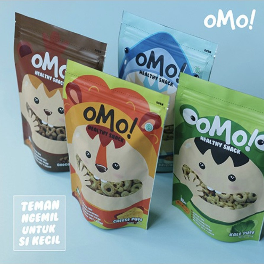 OMO! PUFF Snack Sehat Bayi Snack Sehat Anak 75 Gram