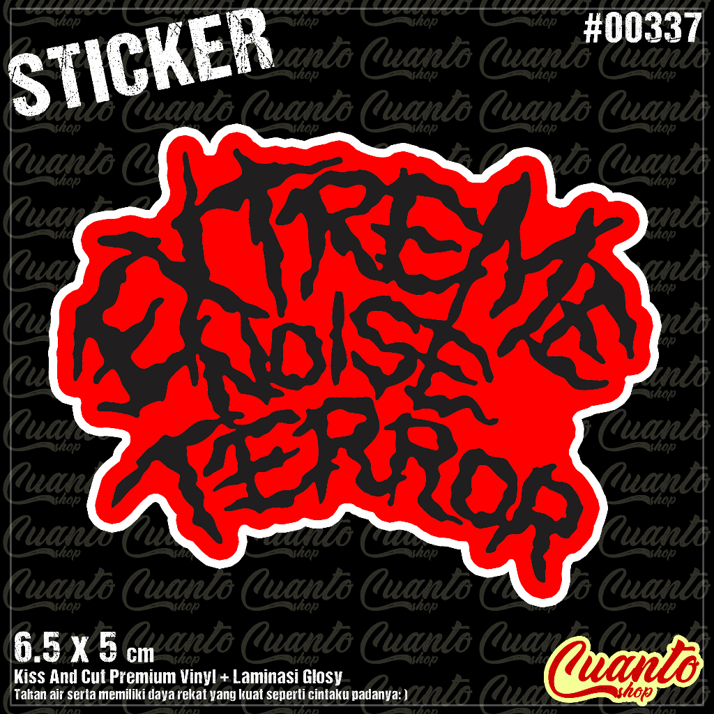 Sticker Band Punk Extreme Noise Terror