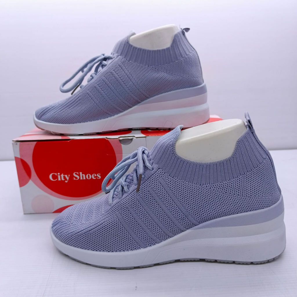 Sneakers rajut wanita Import Original 100% / Sepatu Sneakers Wanita Terbaru City Shoes