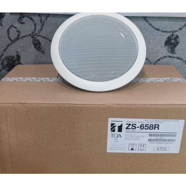 CEILING MOUNT TOA SPEAKER PENGERAS SUARA PLAFON ROUND MODEL ZS-658R