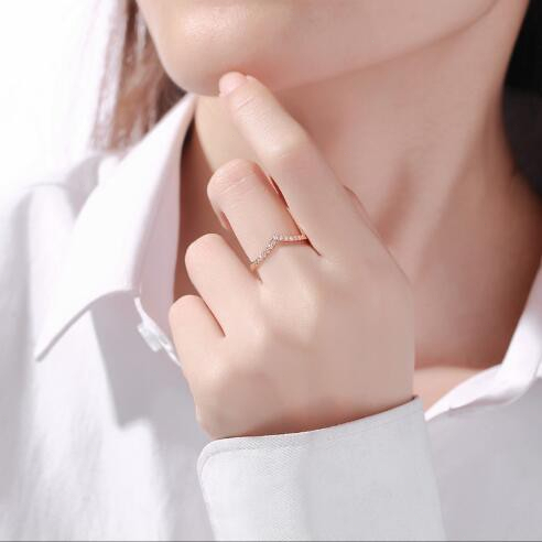 Cincin Wanita Love Diamond Fashion Aksesoris Korea-5