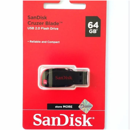 Flashdisk Sandisk Cruzer Blade 64GB