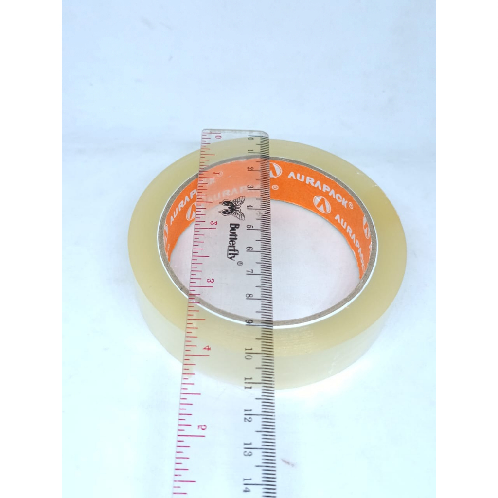 LAKBAN BENING PLASTIK DOUBLE TAPE DABELTIP 12 MM 1 IN 1 PCS