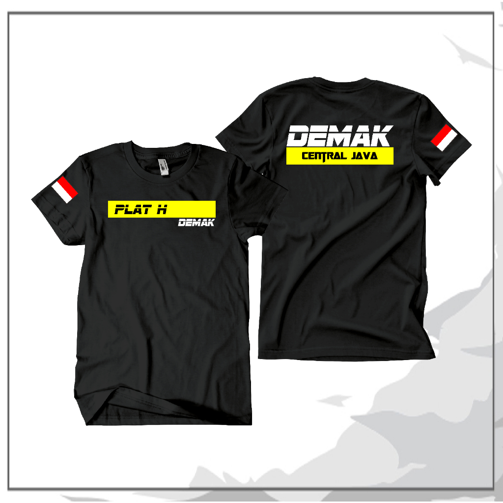 Kaos Baju Plat H Demak