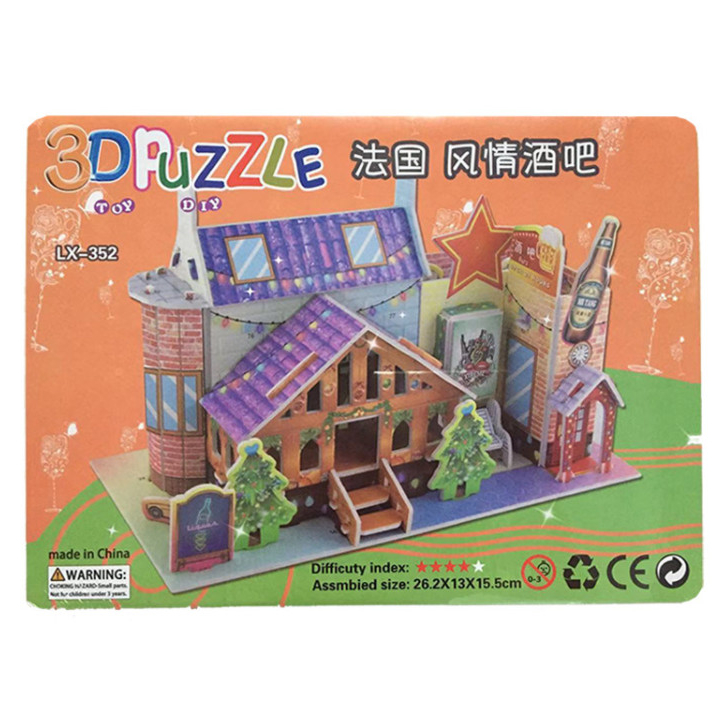 3D PUZZLE BESAR EDUKASI MAINAN ANAK TOYS KREATIFITAS ANAK DIY BIG