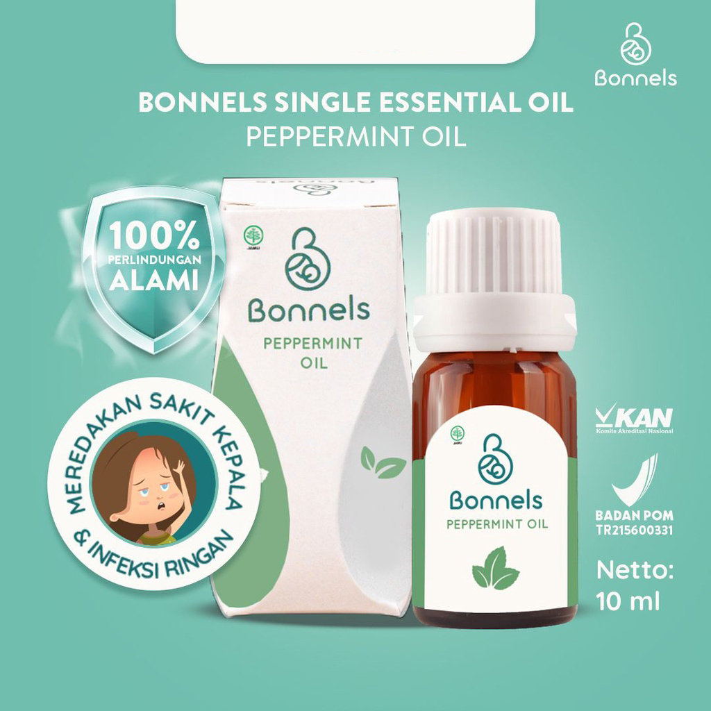 BONNELS ESSENTIAL OIL 10ML - PEPPERMINT