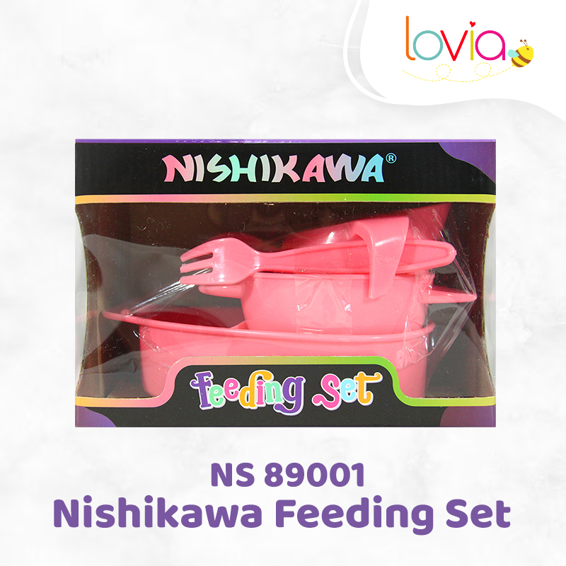 Nishikawa Feeding Set / Tempat Makan - Gift Set - Tempat Makan Bayi Set NS 89001