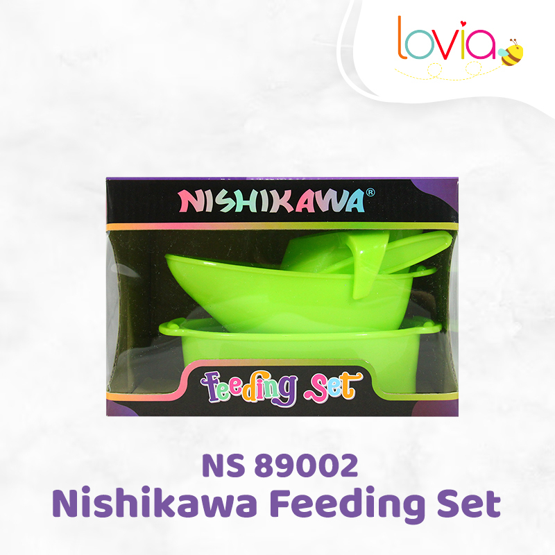 Nishikawa Feeding Set / Tempat Makan - Gift Set - Tempat Makan Bayi Set NS 89002