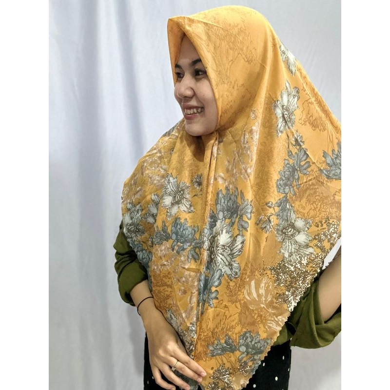 Hijab Voal Segi empat Motif || DapodiL series || kaumenghilangmemberiluka