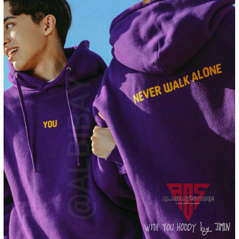 Jaket Hoodie Anak BTS by JIMIN - YOU NEVER WALK ALONE