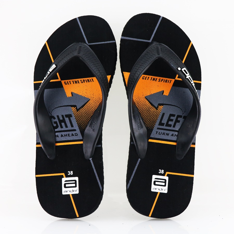NEW Ando Skipper 01 Abu Abu - Sandal Jepit Pria Terbaru Ando Surabaya
