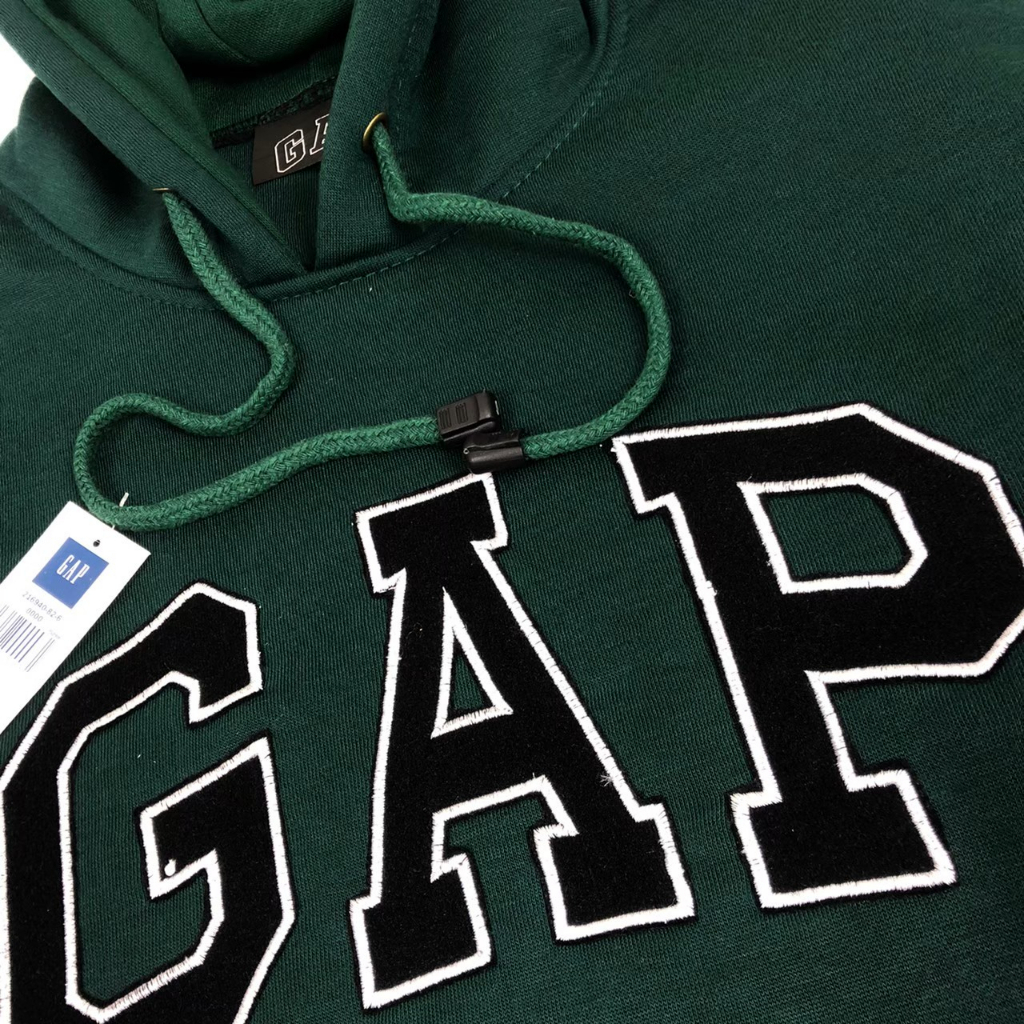 HOODIE GAP //SWEATER GAP//HOODIE GAP HIJAU BOTOL//BAHAN TEBAL//SWEATER PRIA WANITA