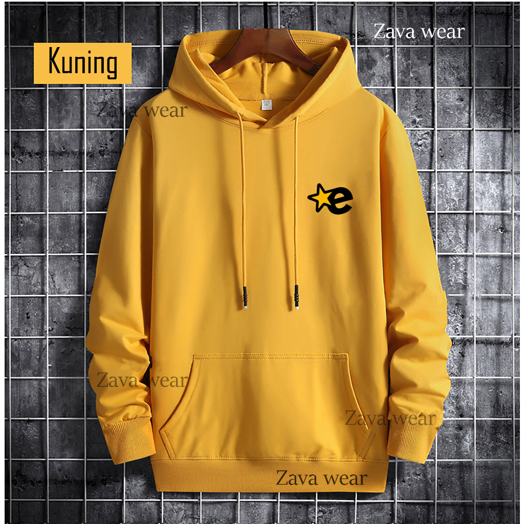 SWEATER HOODIE DISTRO 3SECOND Pria Wanita Premium Bahan Fleece Tebal Best Seller