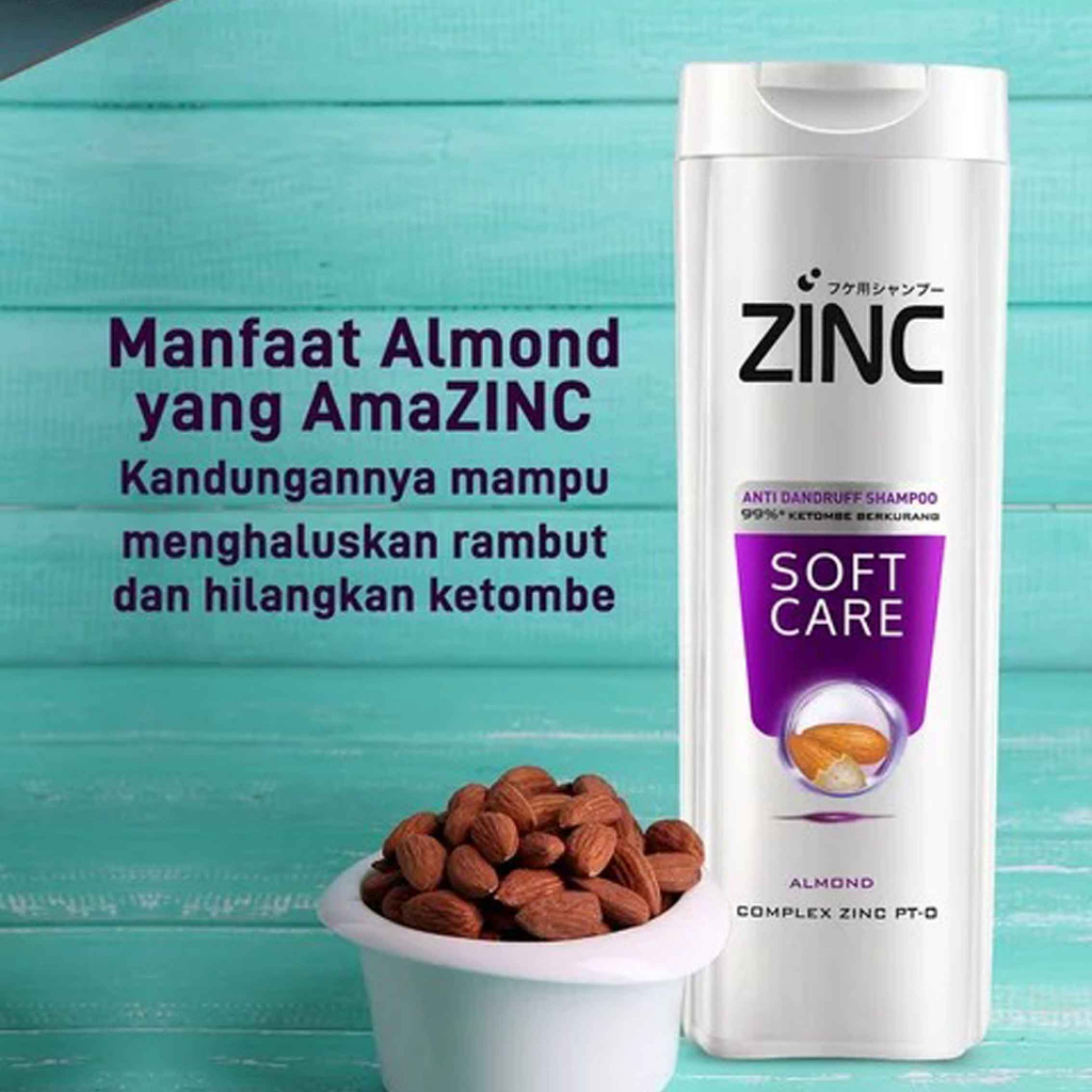 Sampo Zinc / Soft Care / Almomd / 170ml