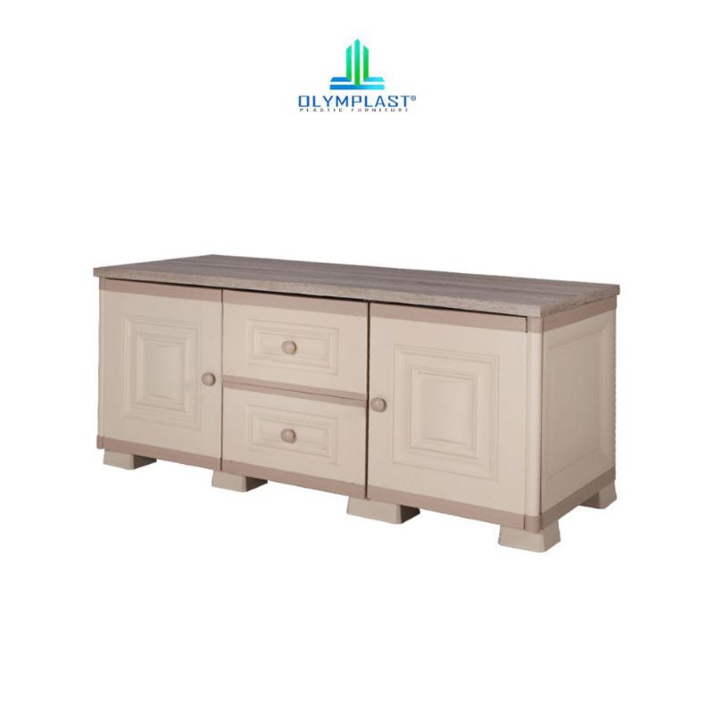 RAK TV MINIMALIS BUFFET TV RAK TV RETRO MEJA TV ELEGAN OTC AVR 2P2L