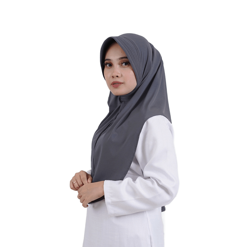 Hijab Instan Jersey Pinguin Jilbab Khimar bergo Premium