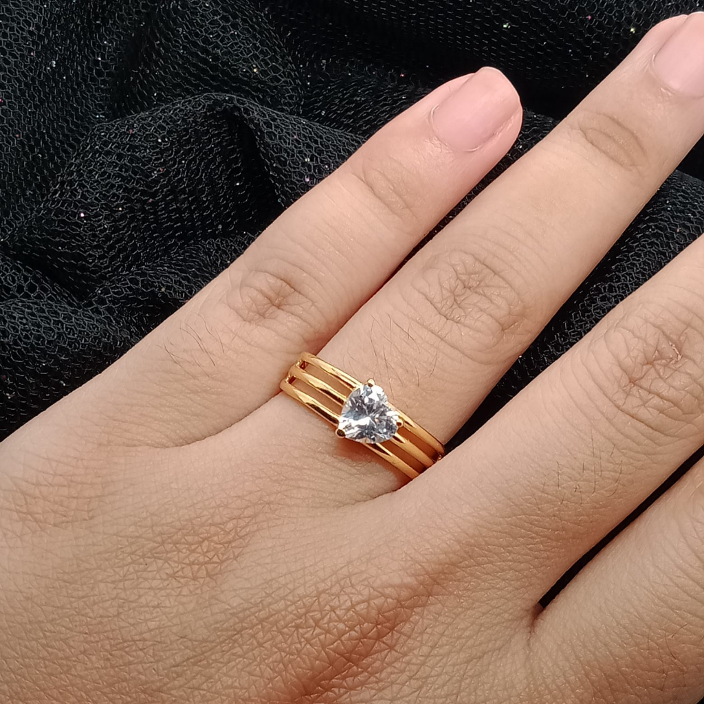 Cincin Emas 17K - 1.9 Gr Kadar 750 - 4900