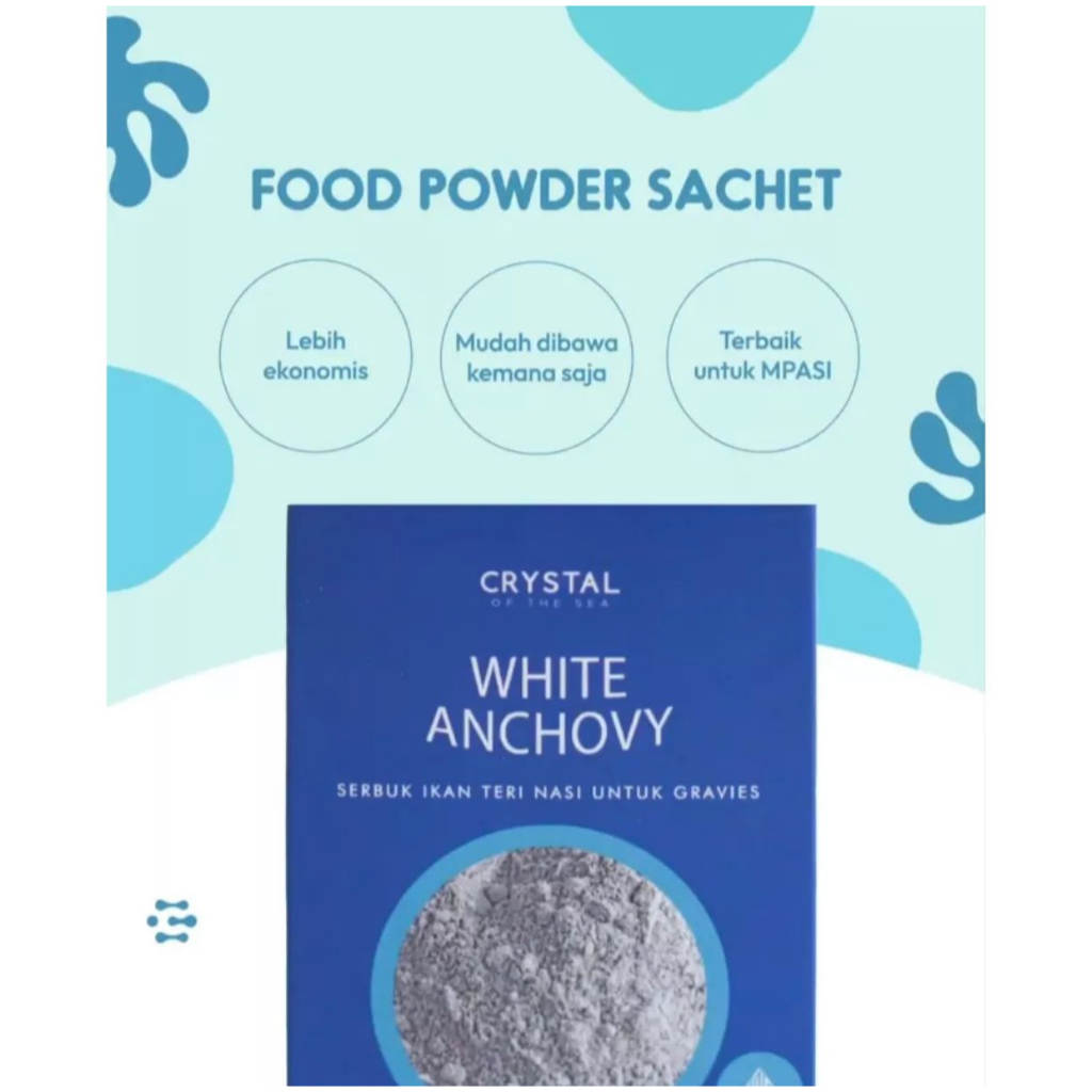White Encovy Powder Box isi 10 sachet/ Crystal of the sea